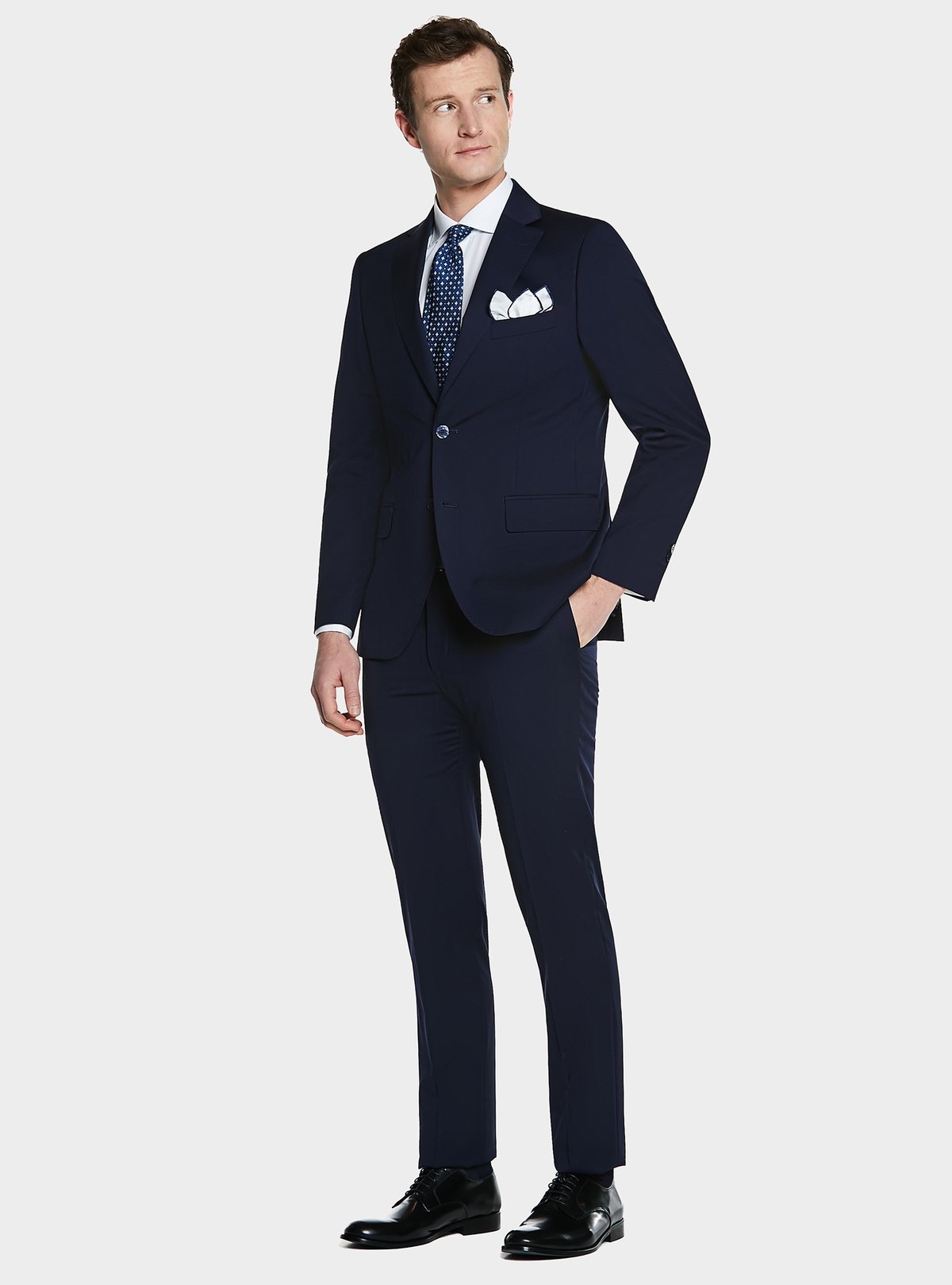 Abito in misto lana tela elastica