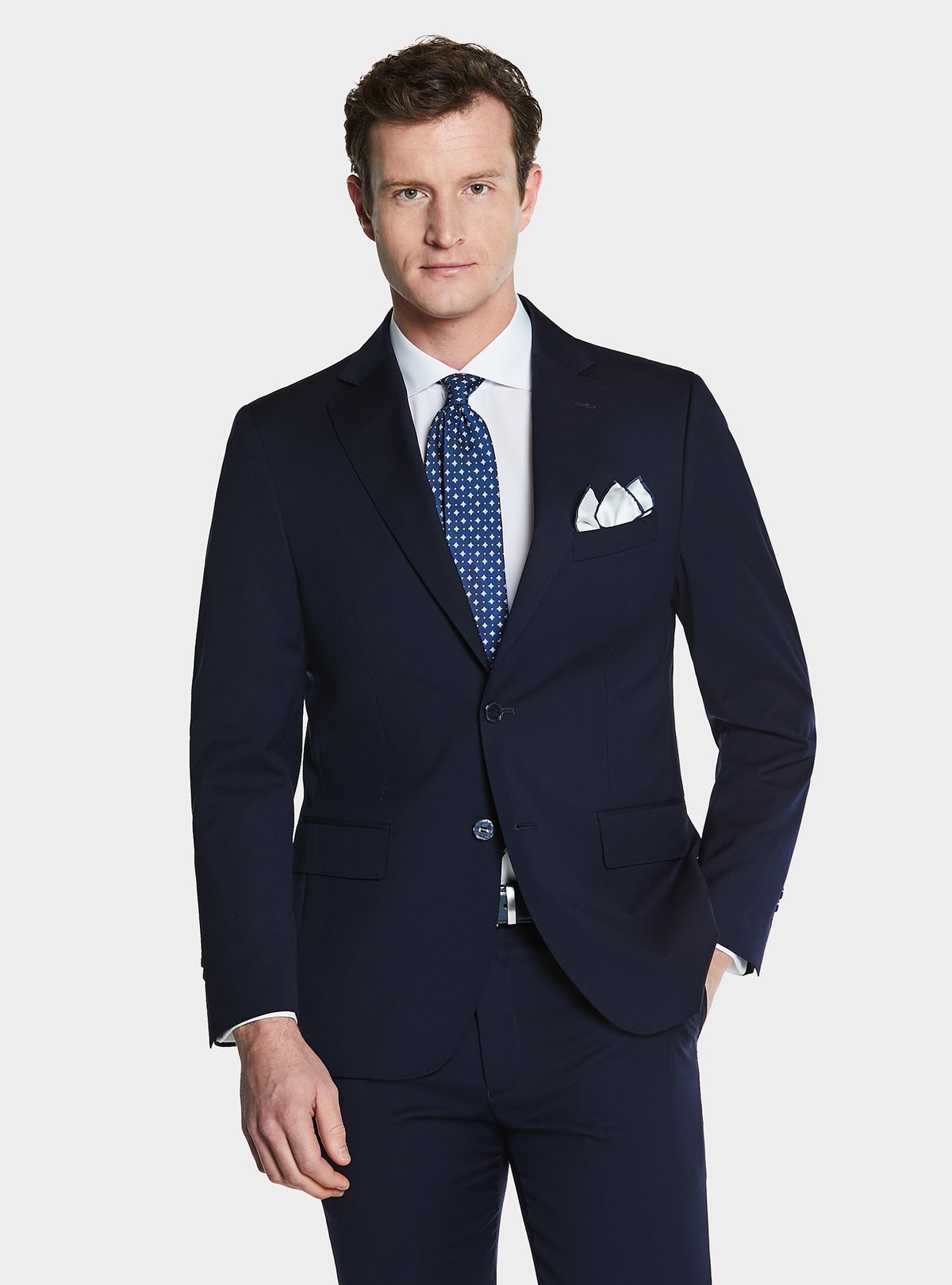 Abito in misto lana tela elastica