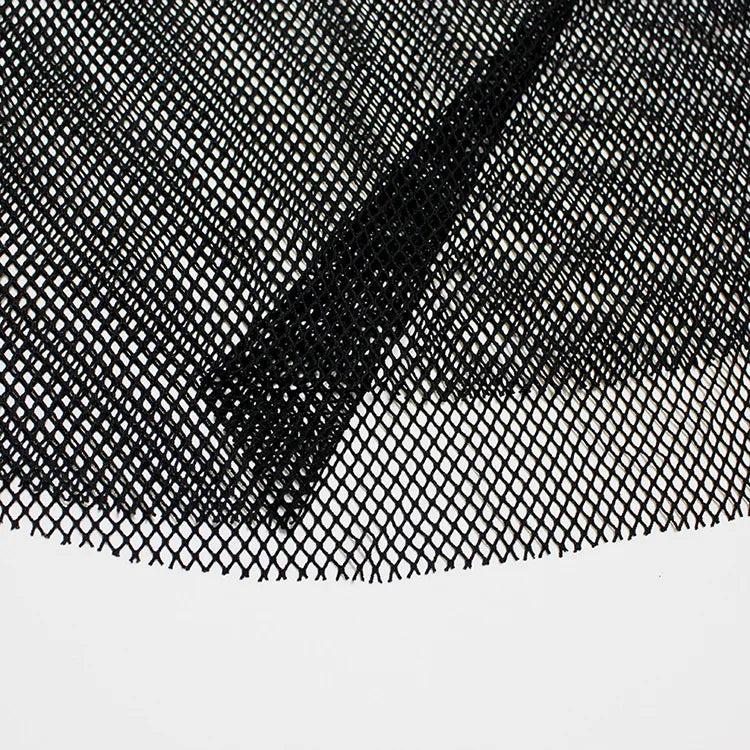 Maglietta a rete trasparente donna