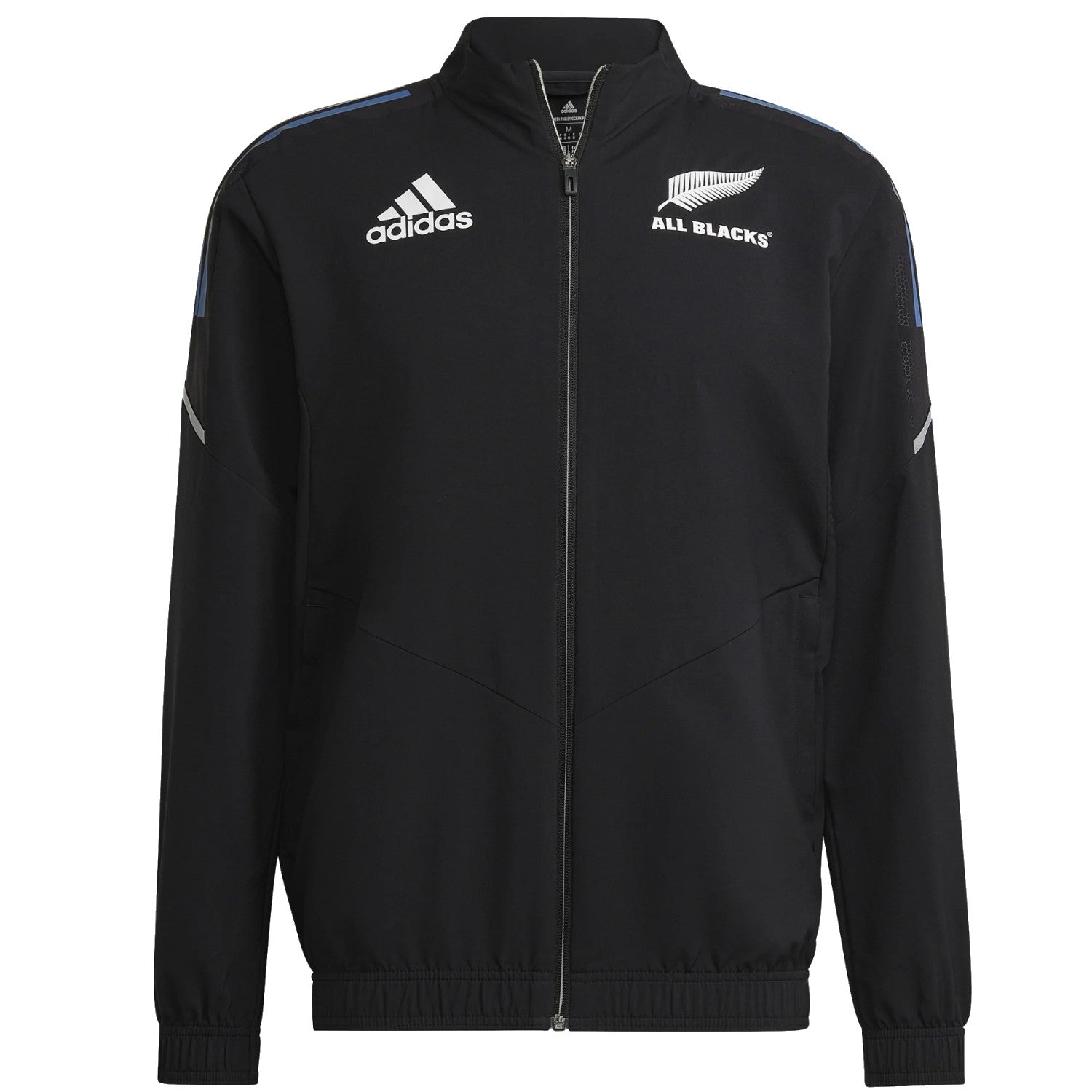 All Blacks black training presentation jacket 2022/23 - Adidas