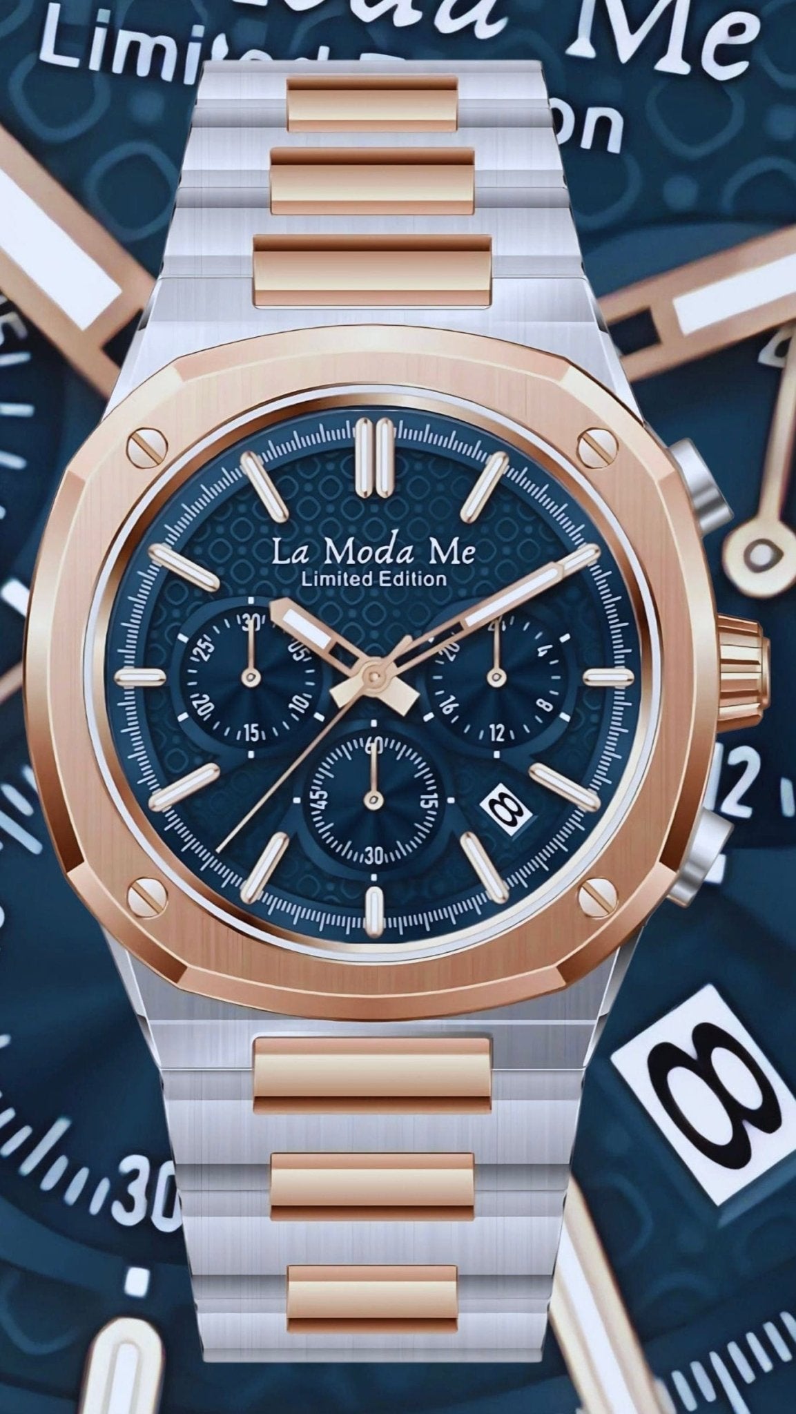 King Harald's Blue Jewel AG6 Watch - Premium Luxury Timepiece