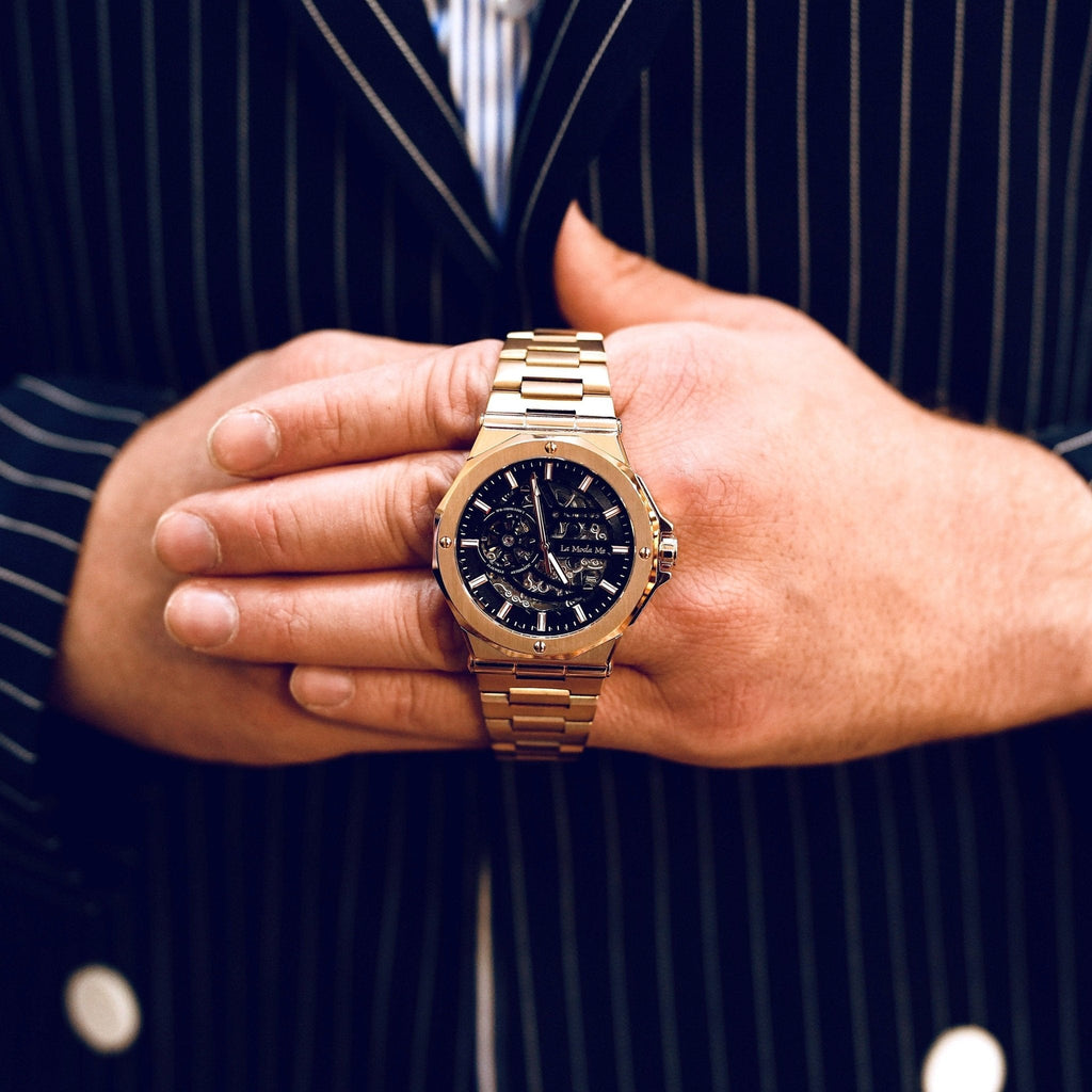 Rubros Jewel Gold Watch - Luxury Gold Timepiece