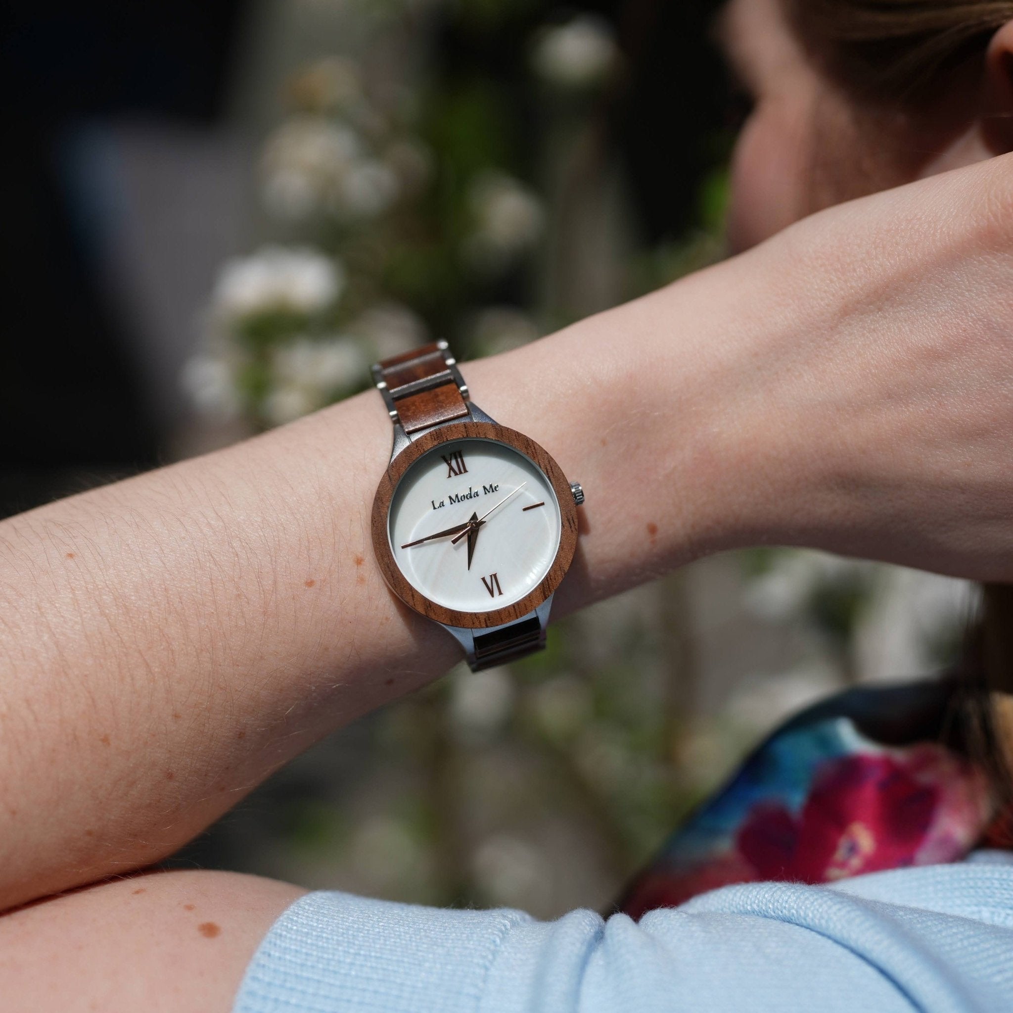 Watch Vita - Eco-Friendly Walnut & Alloy Elegant Women's Watch